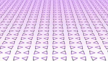 Purple color simple and elegant triangular pattern background video