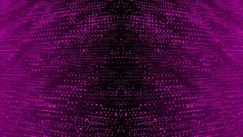 Pink color abstract futuristic cyberspace technology background. Sci-fi particles background video