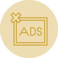 Remove ads  Vector Icon Design
