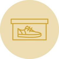 zapato caja vector icono diseño