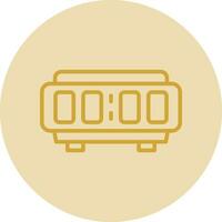 Digital Alarm Clock  Vector Icon Design
