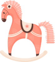 a dondolo cavallo. bambini giocattolo png