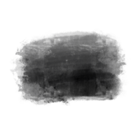 Black watercolor brush stroke png