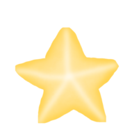 a yellow star on transparent background png