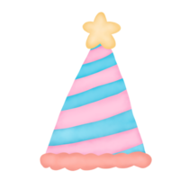 chapéu aniversário desenho animado png