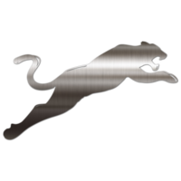 Panther logo stainless effects png