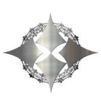 DECORATIVE METAL STAR png