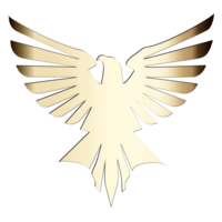 gouden logo adelaar png