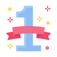 1 número generativo ai png