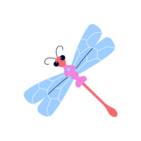 blu libellula generativo ai png