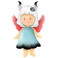 le diable fille png