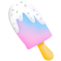 das Blau und Rosa Eis Sahne png