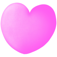 The pink heart png