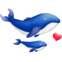 das Blau Wal png