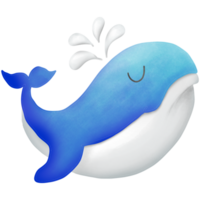 el azul ballena png