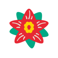 acebo flor generativo ai png