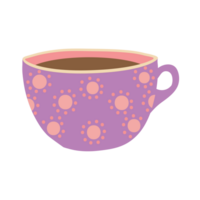 rosado té taza generativo ai png