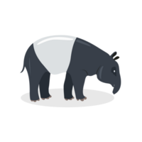 Malayan tapir Generative Ai png