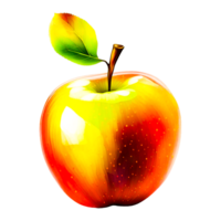 Frais Pomme png génératif ai