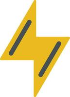 Flash On Line Icon vector