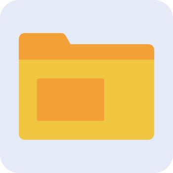 Folder Flat Icon vector