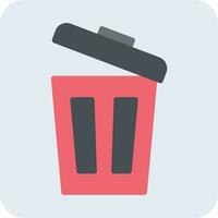 Delete Flat Icon vector