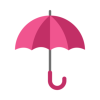transparente Rosa guarda-chuva generativo ai png