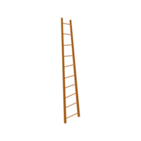 Leiter Treppe Holz generativ ai png