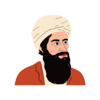 Beautiful Muslim man Generative Ai png