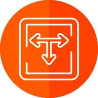 T Junction Vector Icon Design