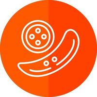 Cucumber Vector Icon Design