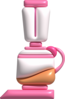 3d illustratie koffie maker machine voor maken koffie cappuccino en espresso. png