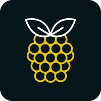 Raspberry Vector Icon Design