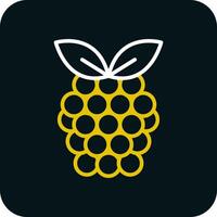 Raspberry Vector Icon Design