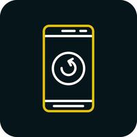 Mobile Refresh  Vector Icon Design