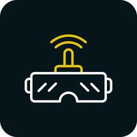 Virtual Reality  Vector Icon Design