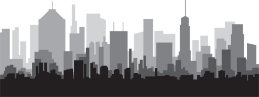 modern cityscape skyline. png