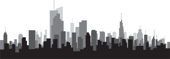 modern cityscape skyline. png