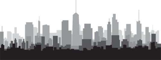 modern cityscape skyline. png