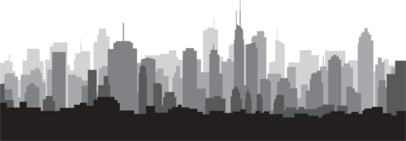 modern cityscape skyline. png