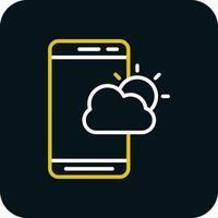 Weather App  Vector Icon Design