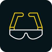 Safety Glasses  Vector Icon Design