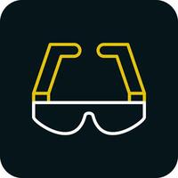 Safety Glasses  Vector Icon Design