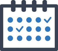 Calendar schedule icon symbol image vector. Illustration of the modern appointment reminder agenda symbol graphic design image. EPS 10 vector
