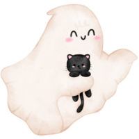 carino fantasma Halloween, carino Halloween png