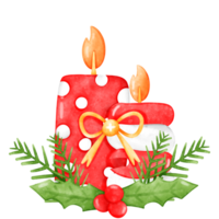 Christmas candle, Christmas, candle png