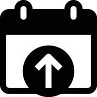 Calendar schedule icon symbol image vector. Illustration of the modern appointment reminder agenda symbol graphic design image. EPS 10 vector