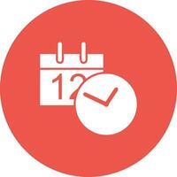 Calendar schedule icon symbol image vector. Illustration of the modern appointment reminder agenda symbol graphic design image. EPS 10 vector