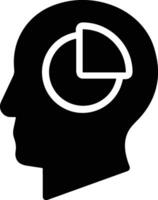 Brain idea symbol icon vector image. Illustration of the creative intelligence think design image. EPS 10