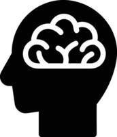 Brain idea symbol icon vector image. Illustration of the creative intelligence think design image. EPS 10